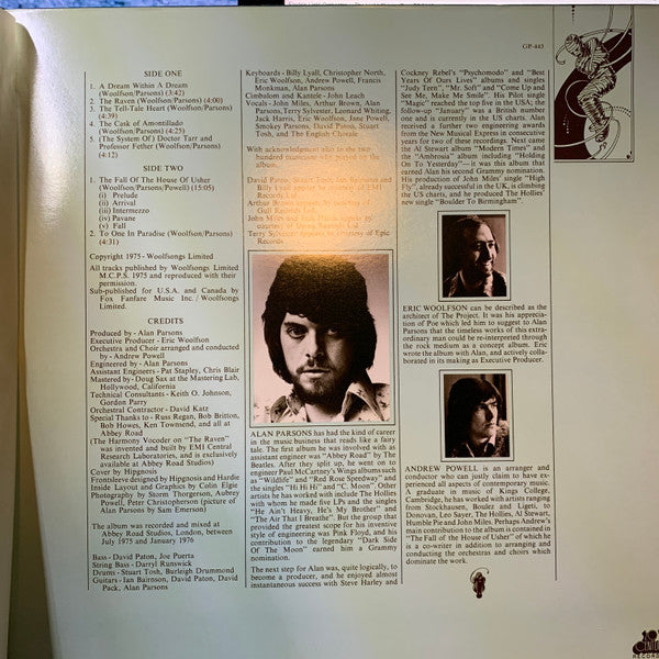 Tales Of Mystery And Imagination - Edgar Allan Poe - Parsons, Alan Project