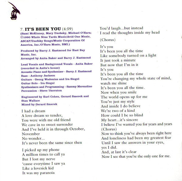 Rhythm Of Love - Baker, Anita