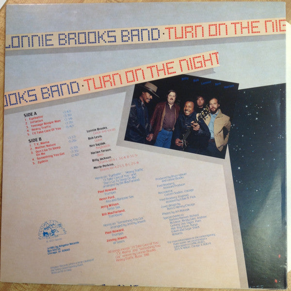 Turn On The Night - Brooks, Lonnie Band