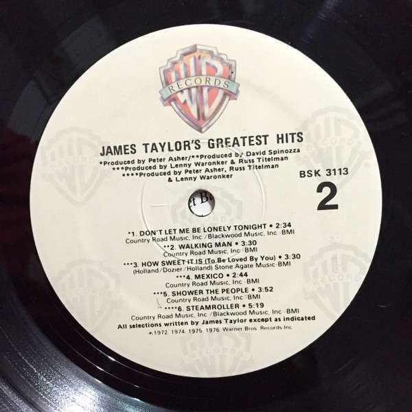 Greatest Hits - Taylor, James