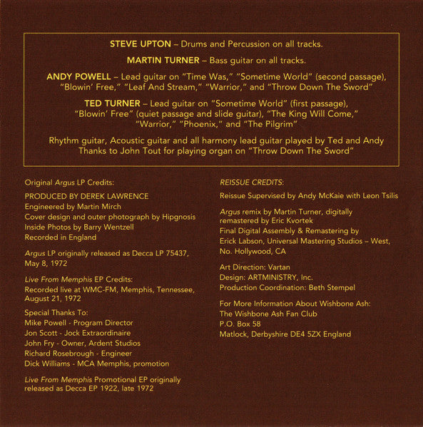 Argus - Wishbone Ash