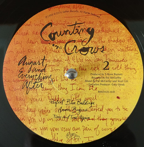 August And Everything After - Counting Crows
