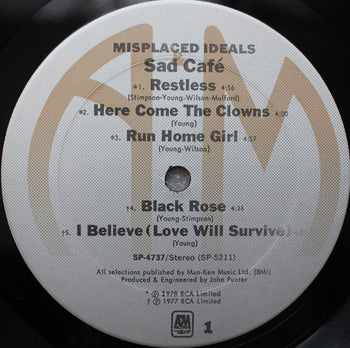 Misplaced Ideals - Sad Café