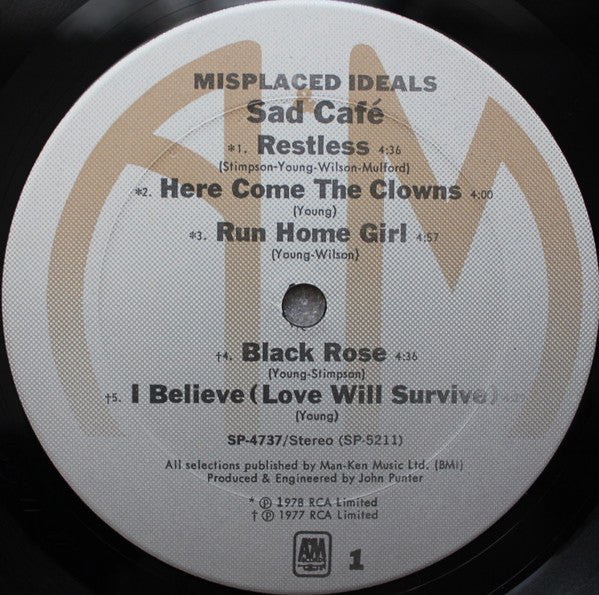 Misplaced Ideals - Sad Café