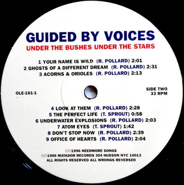 Under The Bushes Under The Stars - Guided By Voices