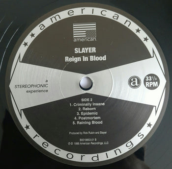 Reign In Blood - Slayer