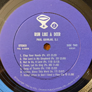 Run Like A Deer - Quinlan, Paul