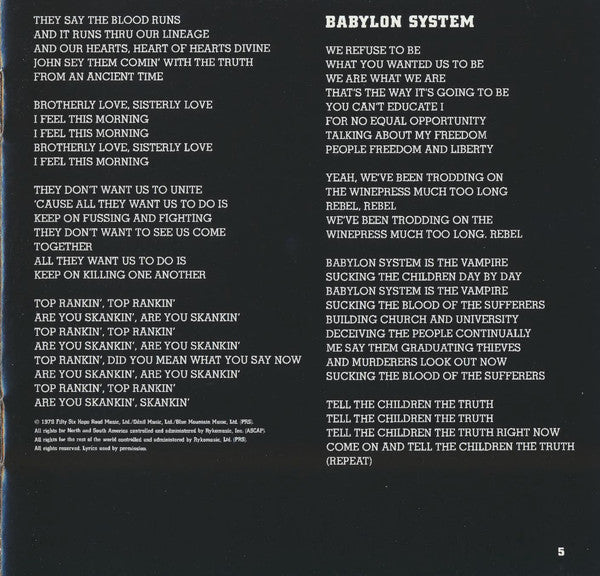 Survival - Marley, Bob & Wailers