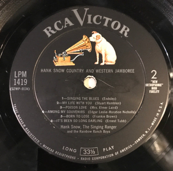 Country & Western Jamboree - Snow, Hank & The Rainbow Ranch Boys