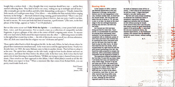 I Talk With The Spirits - Kirk, Roland