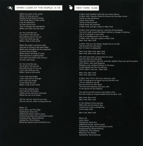 All That You Can'T Leave Behind - U2