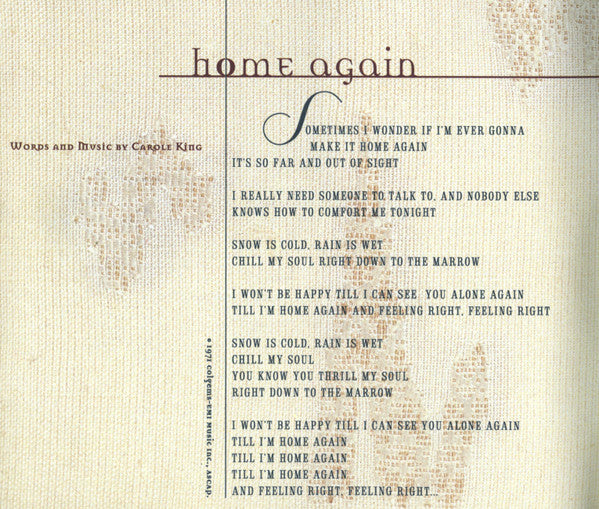 Tapestry Revisited: A Tribute To Carole King - Various Artists