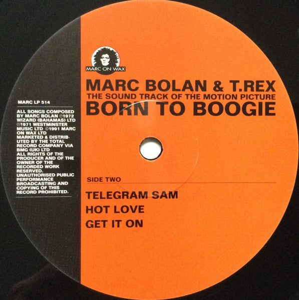 The Sound Track Of The Motion Picture Born To Boog - Marc Bolan