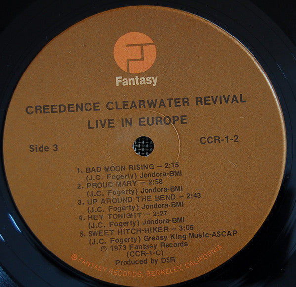 Live In Europe - Creedence Clearwater Revival