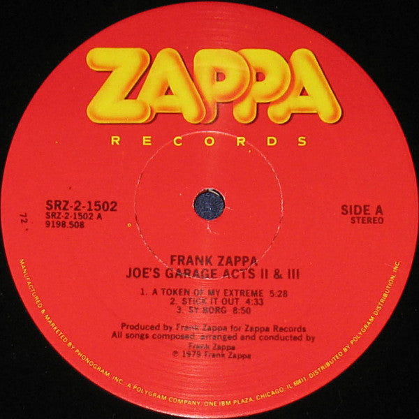Joe's Garage Acts Ii & Iii - Zappa, Frank