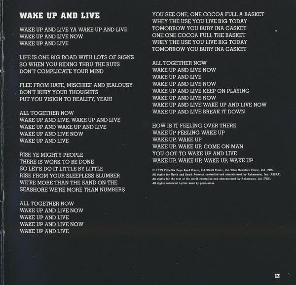 Survival - Marley, Bob & Wailers