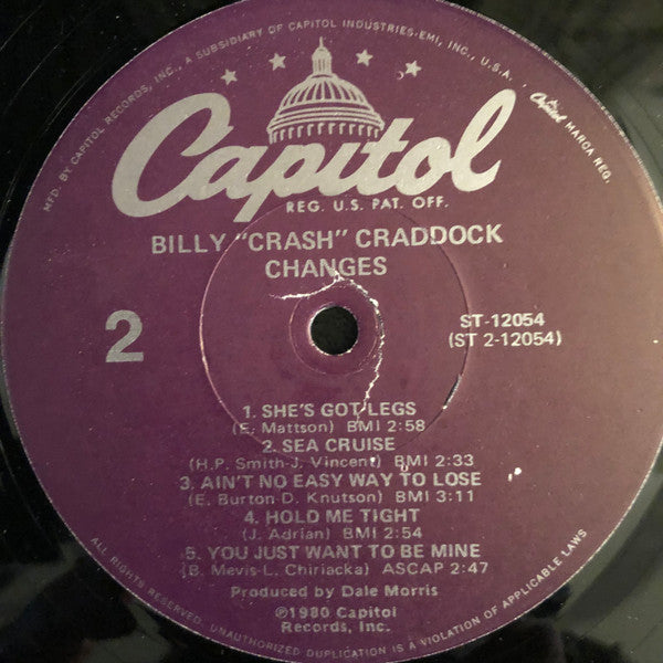 Changes - Craddock, Billy "crash"