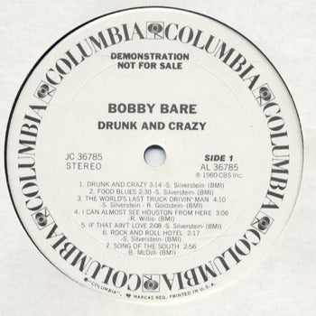 Drunk And Crazy - Bare, Bobby