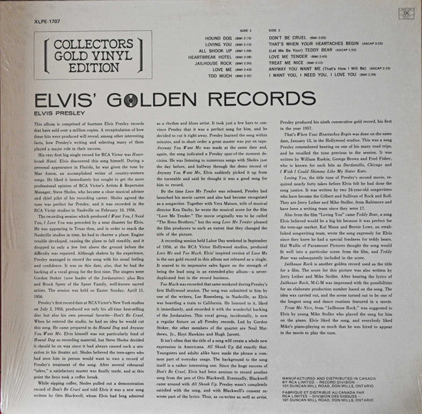Elvis' Golden Records - Presley, Elvis