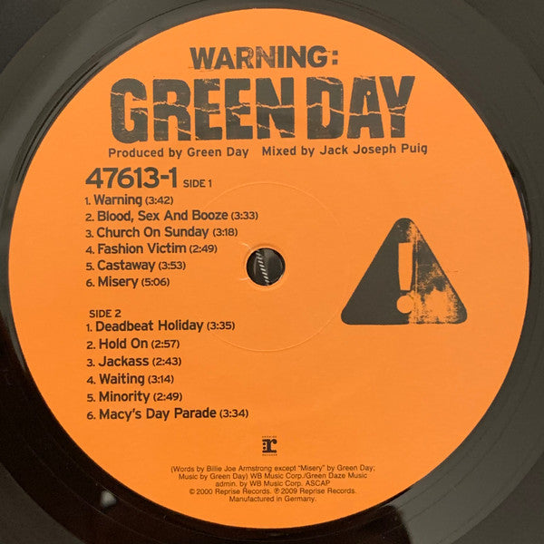 Warning - Green Day [LP]