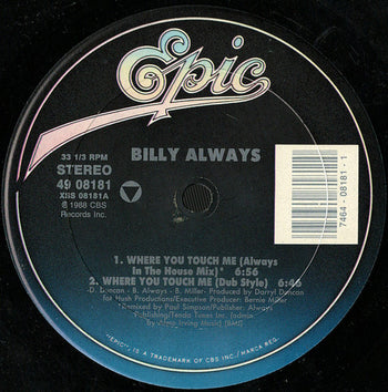 Where You Touch Me - Always, Billy
