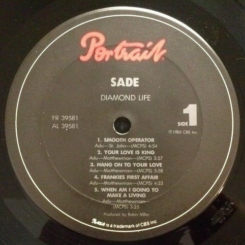 Diamond Life - Sade
