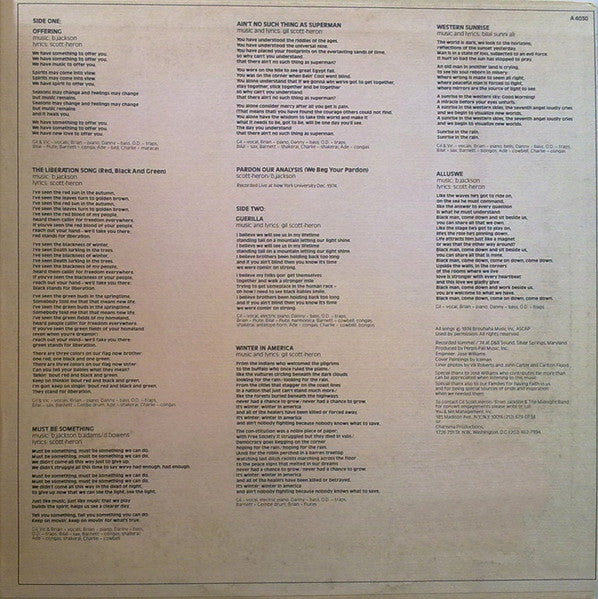 The First Minute Of A New Day - Scott-Heron, Gil & Brian Jackson / Midnight Band