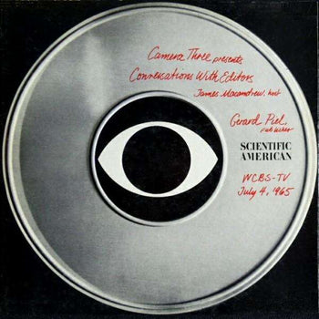 Camera Three Presents Conversations With Editors - Macandrew, James / Gerard Piel