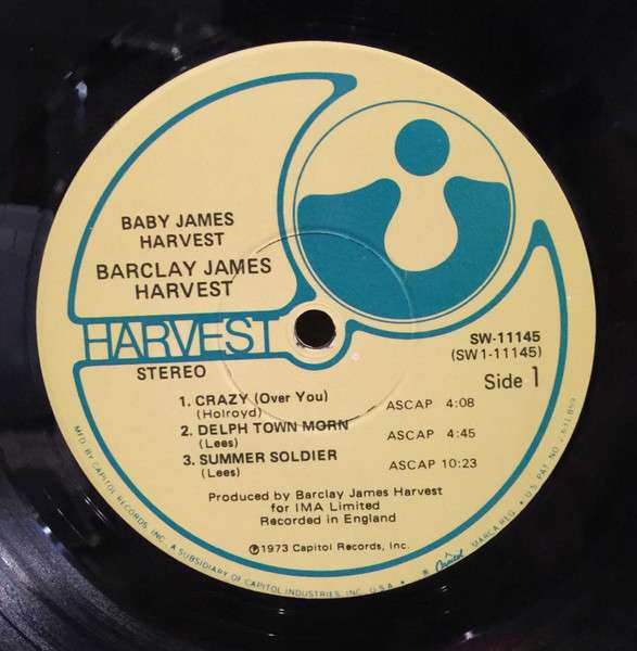 Baby James Harvest - Barclay James Harvest