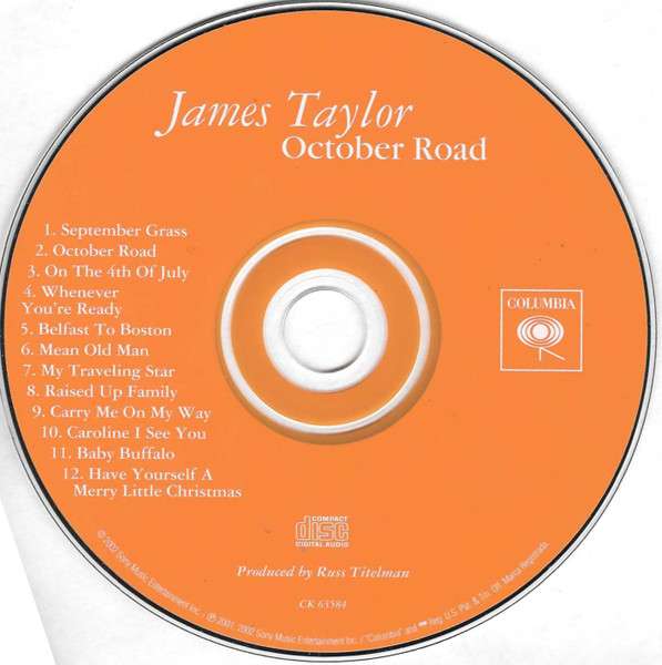 October Road - Taylor, James