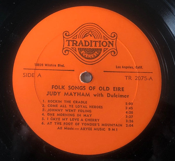 Folk Songs Of Old Eire - Mayhan, Judy