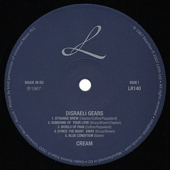 Disraeli Gears - Cream
