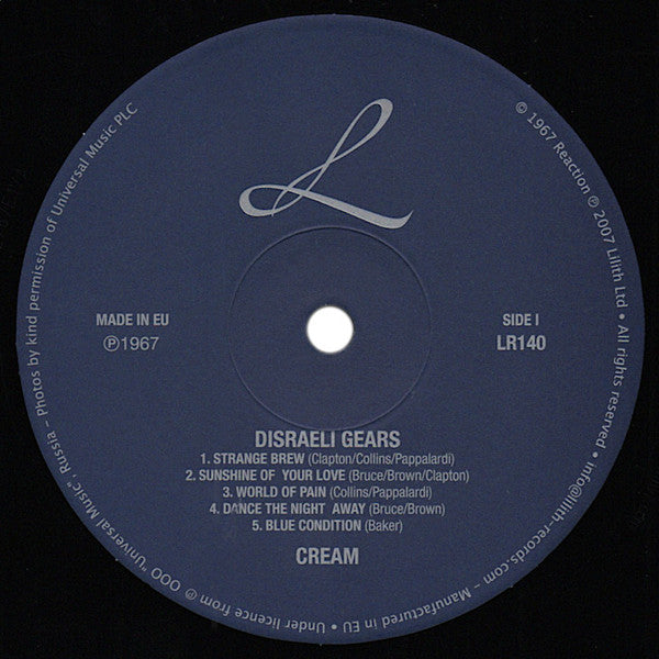 Disraeli Gears - Cream