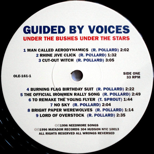 Under The Bushes Under The Stars - Guided By Voices