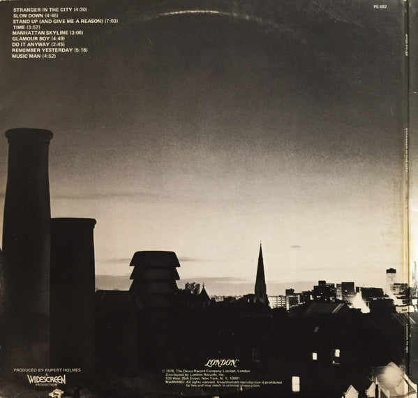 Stranger In The City - Miles, John