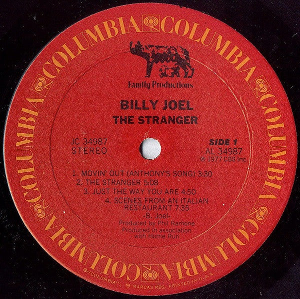 The Stranger - Joel, Billy