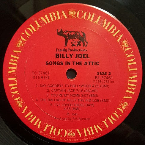 Songs In The Attic - Joel, Billy