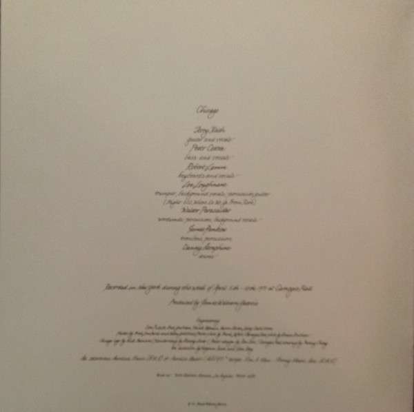 Chicago At Carnegie Hall (Volumes I, II, III And I - Chicago (2)