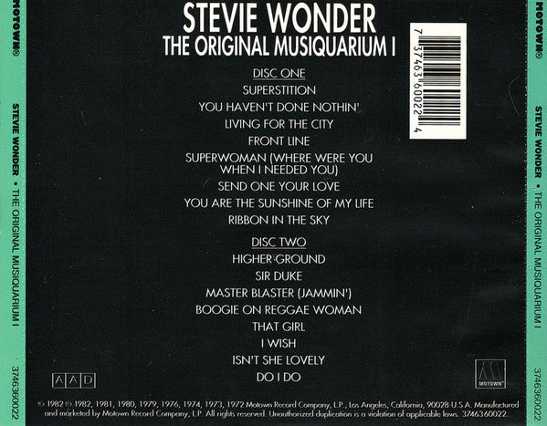 Original Musiquarium 1 - Wonder, Stevie