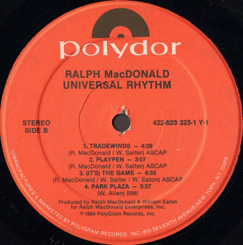 Universal Rhythm - Macdonald, Ralph