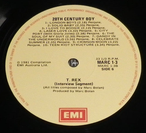 20th Century Boy - Bolan, Marc