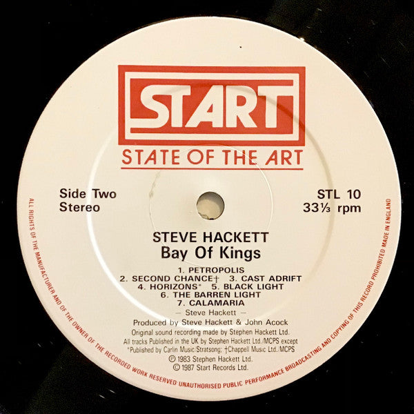 Bay Of Kings - Hackett, Steve