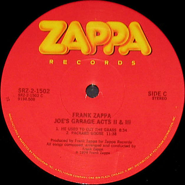 Joe's Garage Acts Ii & Iii - Zappa, Frank