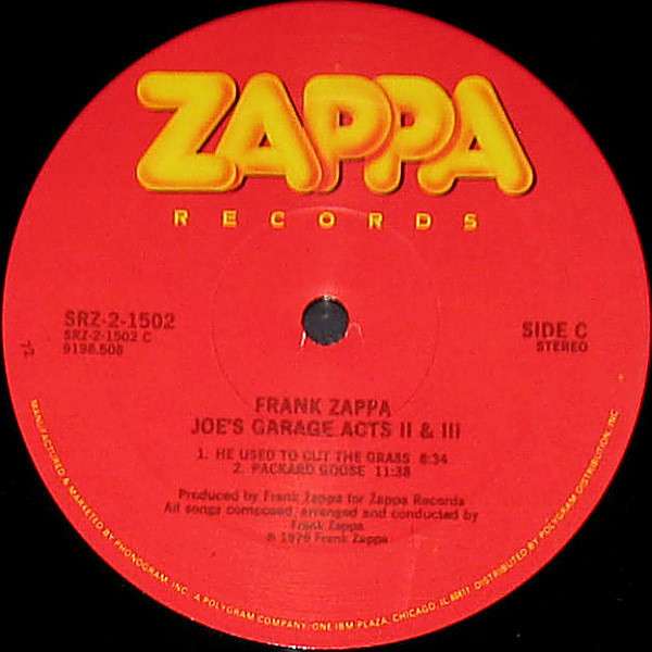 Joe's Garage Acts Ii & Iii - Zappa, Frank