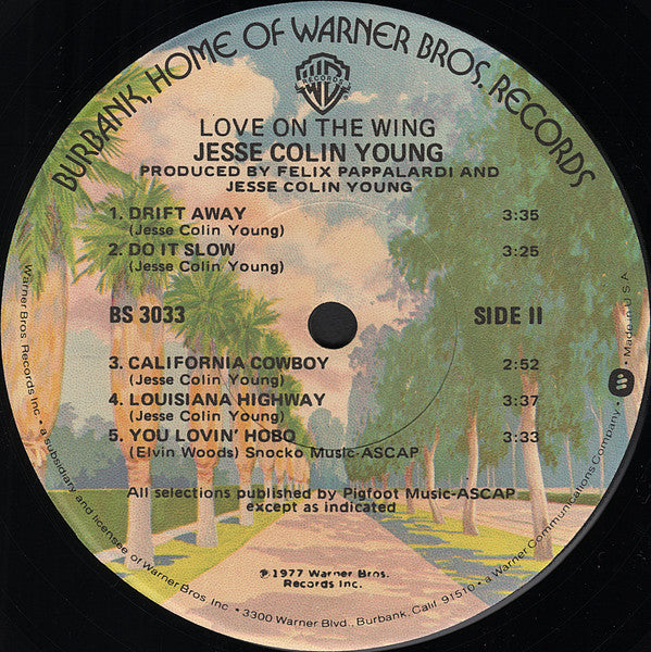 Love On The Wing - Young, Jesse Colin