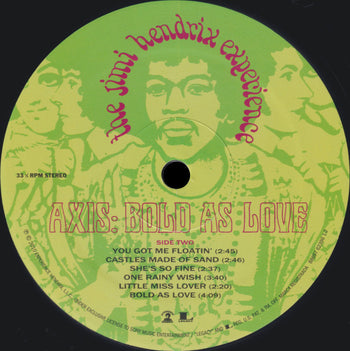 Axis Bold As Love - Hendrix, Jimi