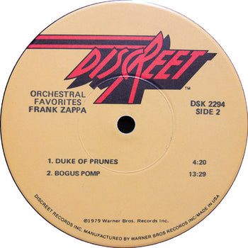 Orchestral Favorites - Zappa, Frank