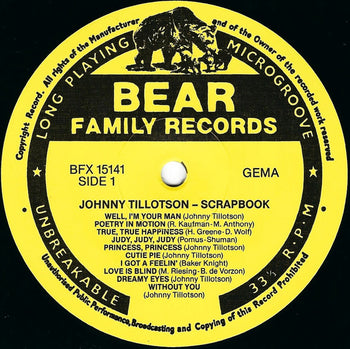 Scrapbook - Tillotson, Johnny