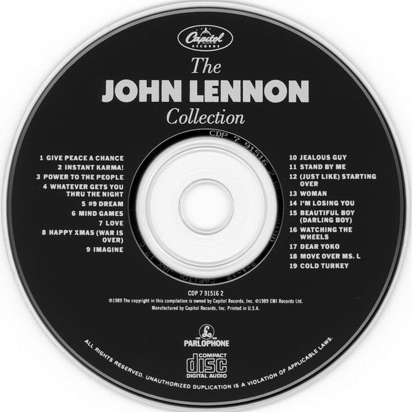 The John Lennon Collection - Lennon, John