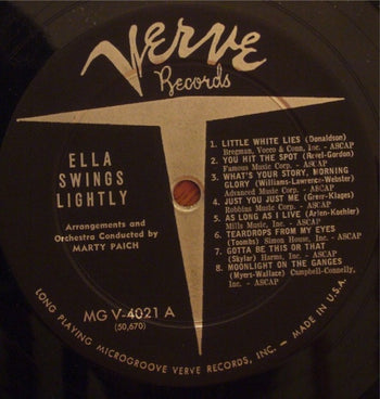 Ella Swings Lightly - Fitzgerald, Ella